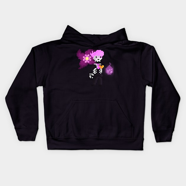 Pixel Lewis Ghost Kids Hoodie by namdecent